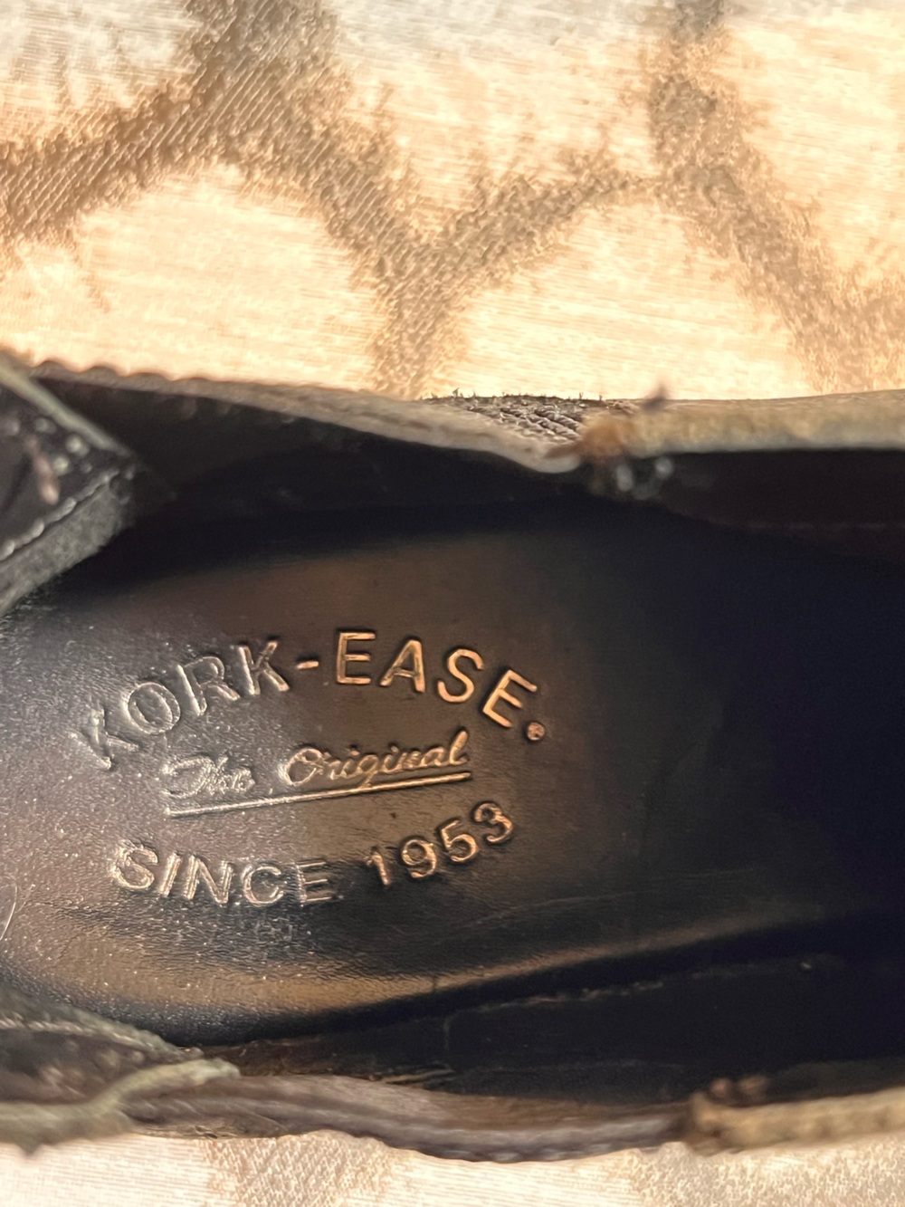 Kork-Ease Black Leather Chelsea Ankle Boots - Picture 2 of 7